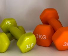 Set of 4 dumbbells