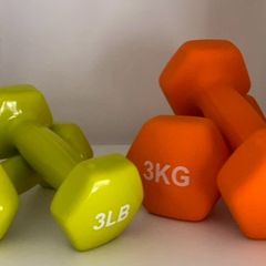 Set of 4 dumbbells