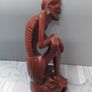 Carved Wood Figurine + Others Image 2