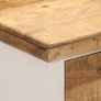 Sideboard White and Brown 55x30x73 cm Image 6