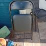 Folding chairs x 4 Image 2