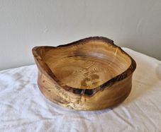 Hand crafted natural edge Ash bowl