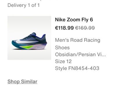Brand new Nike Zoom Fly 6 shoes