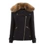 Karen Millen - WOOL Aviator Jacket - Navy - True UK 8 - BNWT RRP 260 Image 2