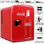 Coca Cola (Classic) 4 Liter/6 Can Portable Fridge/Mini Cooler for Food, Beverages, Skincare -Use at Home, Office, Dorm, Car, Boat-AC & DC Plugs Included (FREE POSTAGE) Image 4