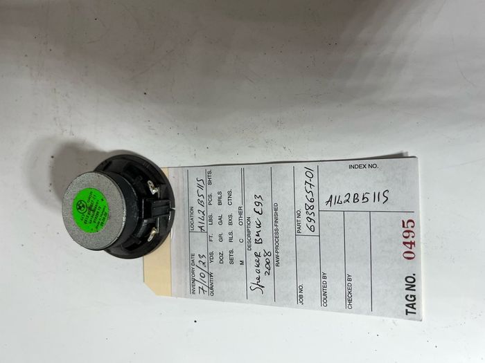 BMW E91 3er E81 E87 E88 E82 E90 E92 E93 Speaker Loudspeaker 6938657 A1l2b511s