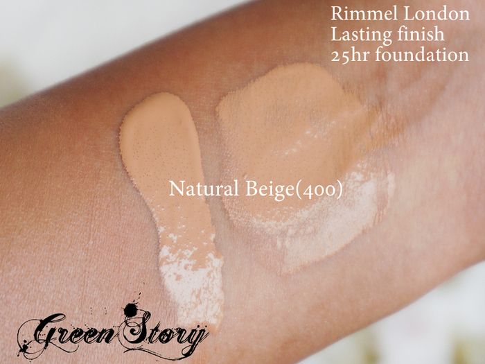 Rimmel London Lasting Finish 400 Natural Beige 35 Hr Spf 20 Foundation Face