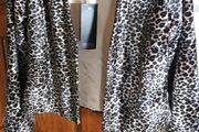 Womens  Leopard print short jacket by FRANSA Size Medium