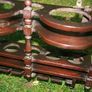 Antique Rustic Wooden Shelf for Spices and Spoons , Pots Image 9