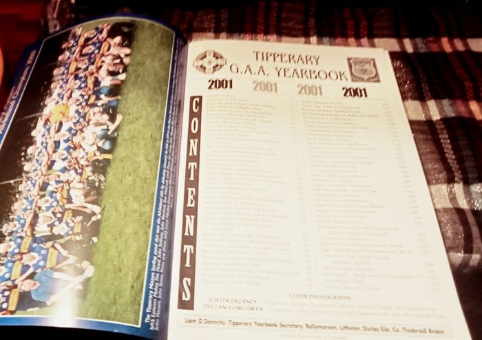 2001. Tipperary G A A. Year Book. 2001.