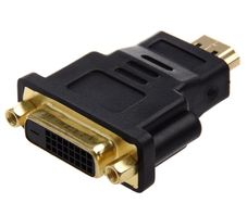 DVI-D (24+1) Dual Link Female to HDMI (Male) Adapter Gold Plated (Brand New/Warranty)