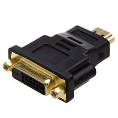 DVI-D (24+1) Dual Link Female to HDMI (Male) Adapter Gold Plated (Brand New/Warranty)