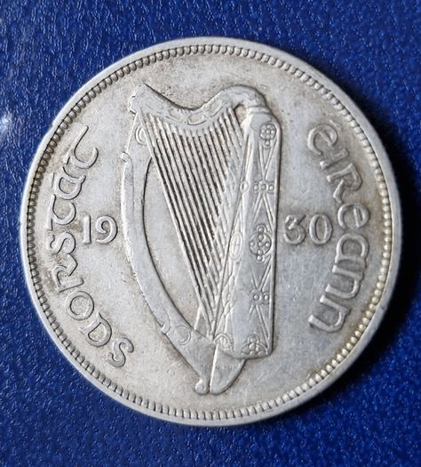 Ireland 1930 Silver Half Crown coin