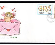 1989 Ireland Love Commemorative Stamps An Post First Day Cover (FDC)