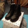 UK size 3 black kids boots Image 3