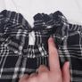 Nobody's Child Black White Plaid Checkered Ruffle High Neck Long Sleeve Mini Dress 10UK/38EU Image 3