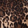Rowen Avenue Brown Tan Leopard Print Tie-Front Cotton Waistcoat Gilet 12-14UK/40-42EU Image 4