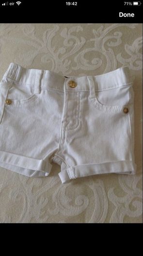 Girls shorts 3/6 mths