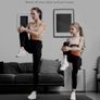 Large Exercise Mat, Non-Slip, Ultra Durable, Large Yoga Mat for Home Gym, Fitness, Yoga, Pilates, Stretching, Push-ups, Gymnastics-Grey Image 7