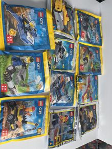 LEGO City Polybags with minifigures and accessories