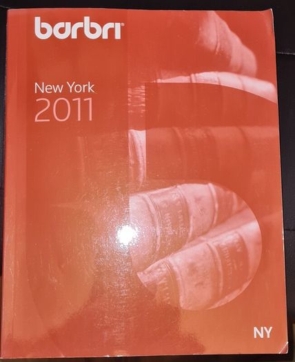 New York State Bar Barbri exam books