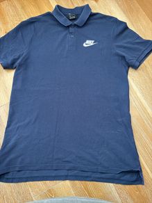 Mens Nike Navy Polo Shirt Size Large