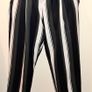Green, Black and White Stripped Trousers from River Island size 10 Image 2