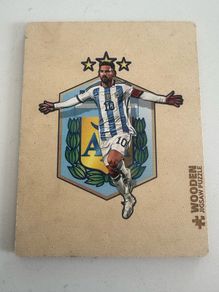 Messi Football jigsaw puzzle wooden (free shipping)