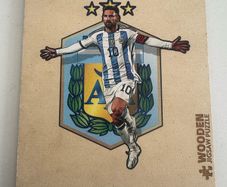 Messi Football jigsaw puzzle wooden (free shipping)