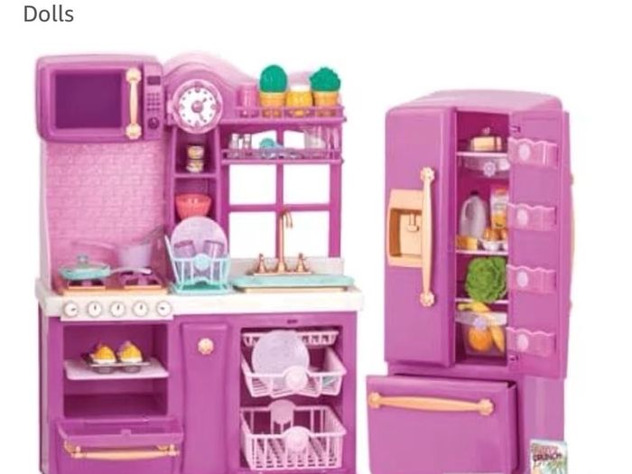 Our Generation Kitchen and Refrigerator set