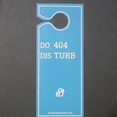 Duckboat Door Tag - Funny Random Item