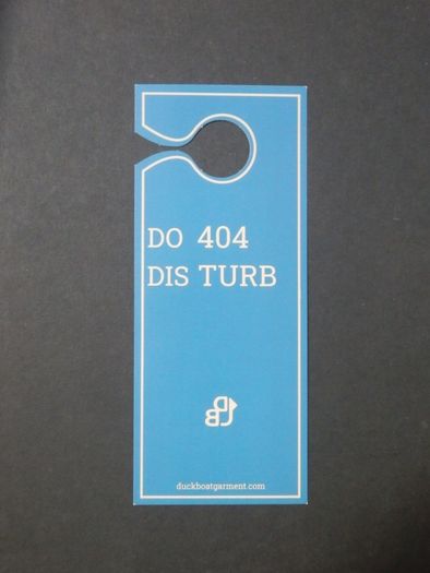 Duckboat Door Tag - Funny Random Item
