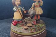 Antique ANRI Its a Small World Music Box