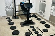 Multi Function Weight Bench Weights Barbell Dumbbells