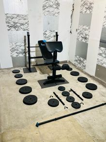 Multi Function Weight Bench Weights Barbell Dumbbells