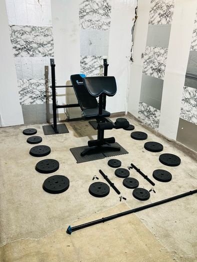 Multi Function Weight Bench Weights Barbell Dumbbells