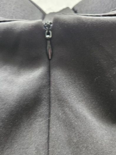 black gold stud dress