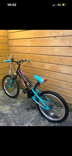 turquoise bike