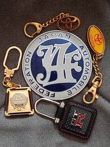 Genuine JDM Keychains & Badges (Toyota, Nissan GT-R, Honda, JAF)