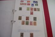 A collection of Romanian stamps on pages in binder (1893-1990s)