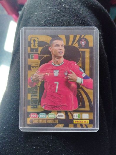 Christiano Ronaldo Golden Panini Card