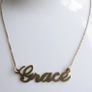 Vintage 925 Sterling Silver "Grace" on a chain length 19" - 3,2g Image 5
