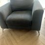 20E Navy blue sofa and 2 arm chairs Image 6