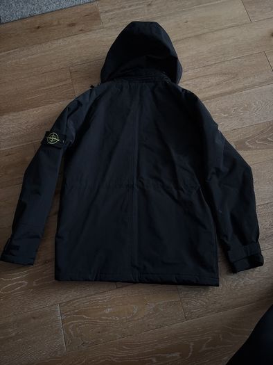 Black Stone Island Jacket Medium