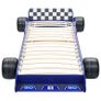 Childrens Race Car Bed 90x200 cm Blue Image 3