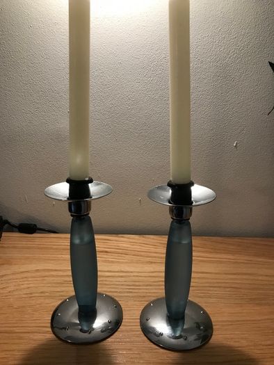 Crucifix and Pair of Candlesticks