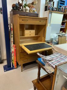 Vintage MCM Secretaire drop down Desk