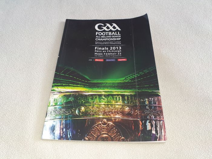 2013 All Ireland Football Final Gaa programme For Sale Here