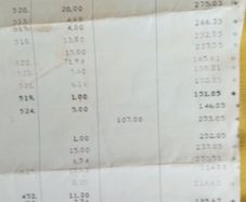 Vintage Bank Statements