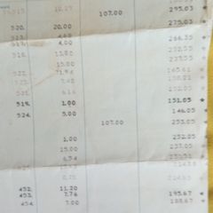 Vintage Bank Statements